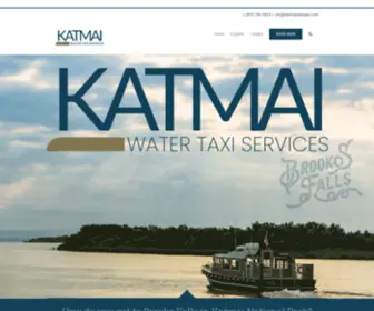 Katmaiwatertaxi.com(How to Get to Katmai National Park) Screenshot