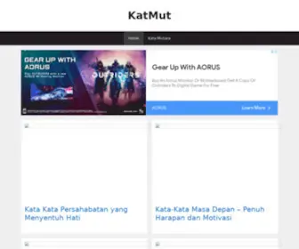 Katmut.com(Kata Mutiara Kehidupan) Screenshot