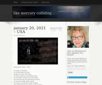 Katmyrman.com(Like mercury colliding) Screenshot