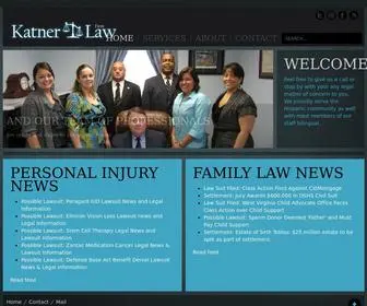 Katnerlaw.com(The Katner Law Firm) Screenshot