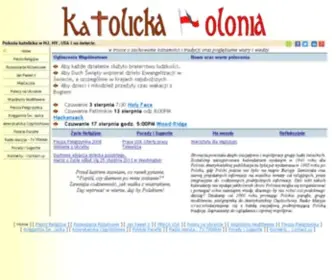 Katolickapolonia.com(Katolicka Polonia NJ) Screenshot