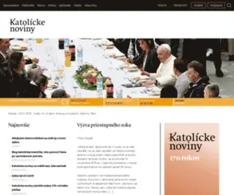 Katolickenoviny.sk(Katolícke noviny) Screenshot