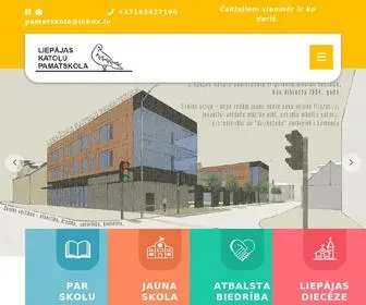 Katolupamatskola.lv(Liepājas Katoļu pamatskola) Screenshot