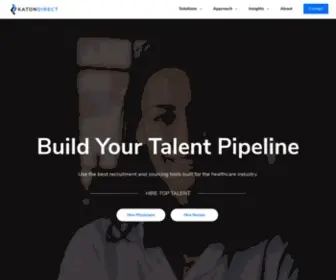 Katondirect.com(Talent Acquisition Solutions for Healthcare Recruiters) Screenshot