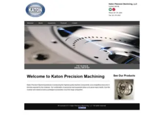 Katonprecision.com(Katon Precision Machining) Screenshot