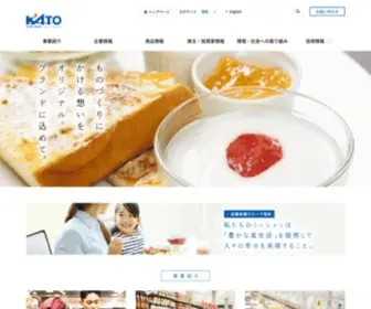 Katosangyo.co.jp(総合食品卸、加藤産業株式会社) Screenshot