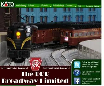 Katousa.com(Precision Railroad Models) Screenshot