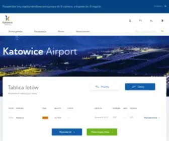 Katowice-Airport.com(Katowice Airport) Screenshot