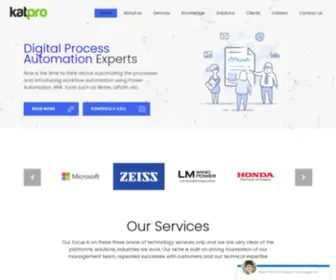 Katprotech.com(Florida's Top SharePoint Consultants) Screenshot