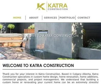 Katraconstruction.com(Katra Construction) Screenshot