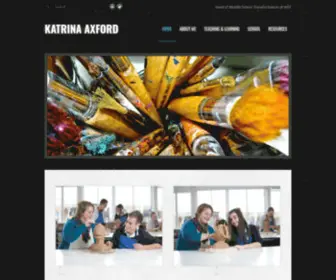 Katrinaaxford.com(My website. my name) Screenshot