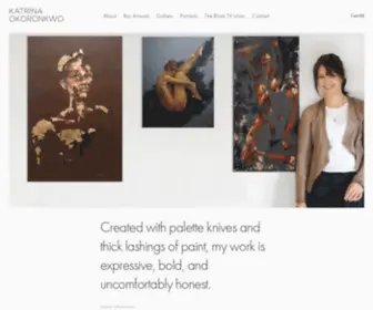 Katrinaokoronkwo.com(Australian artwork) Screenshot