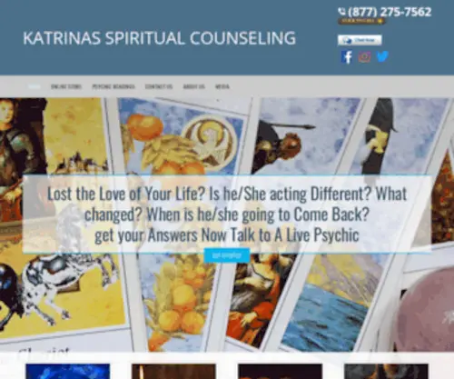 Katrinasspiritualcounseling.com(Psychic Guidance) Screenshot