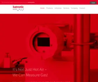 Katronic.com(Ultrasonic Flow Measurement Specialists) Screenshot