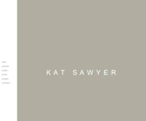 Katsawyer.com(Kat Sawyer) Screenshot