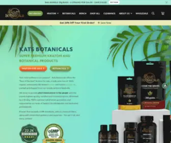 Katsbotanicals.com(High Quality Kratom Online) Screenshot