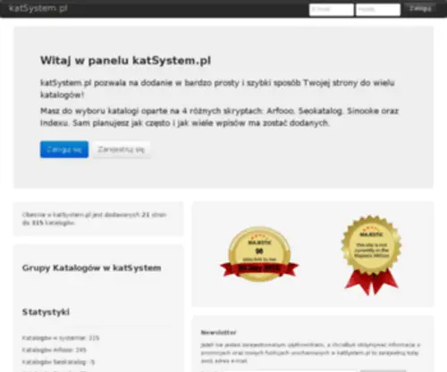 Katsystem.pl(Panel) Screenshot