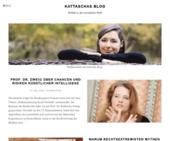 Kattascha.de(Politik in der vernetzten Welt) Screenshot