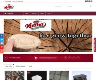 Katthabazaar.com(Let's Grow Together with Kattha Bazaar Products) Screenshot