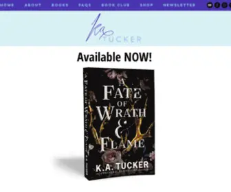 Katuckerbooks.com(K.A. Tucker) Screenshot