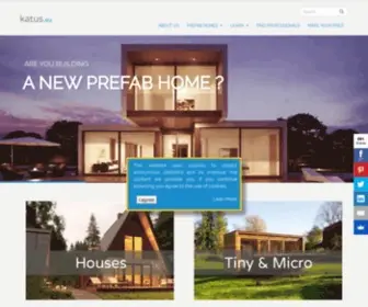 Katus.eu(Prefabricated Wooden Houses) Screenshot