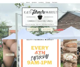 Katyfarmersmarket.org(KATY FARMERS MARKET) Screenshot