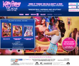 Katyperrypartofme.com(Katy Perry The Movie) Screenshot