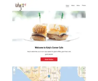 Katyscornercafe.com(Katy's Corner Cafe) Screenshot