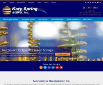 Katyspring.com(Katy Spring & Mfg Inc) Screenshot