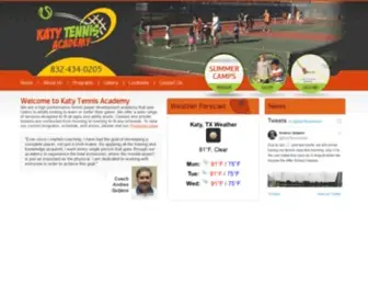 Katytennisacademy.com(Katy Tennis Academy) Screenshot