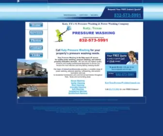 Katytexaspressurewashing.com(Power Washing) Screenshot