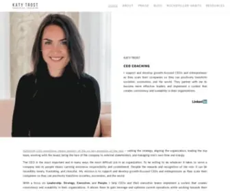 Katytrost.com(CEO Coaching London I New York) Screenshot