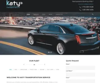 KatytXlimos.com(Katy limousine) Screenshot