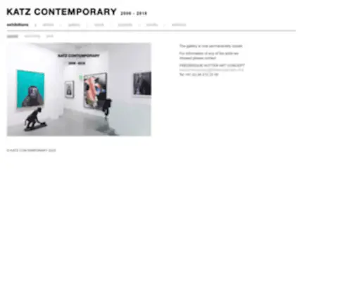 Katzcontemporary.com(Gallery) Screenshot