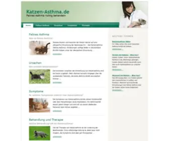 Katzen-Asthma.de(Ursachen, Symptome, Therapie) Screenshot