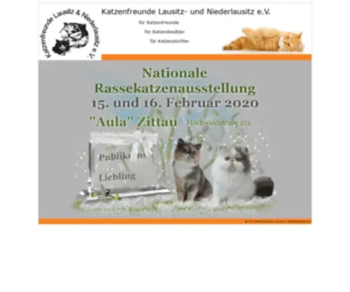 Katzenfreunde-Lausitz.de(Katzenfreunde Lausitz) Screenshot