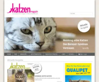 Katzenmagazin.ch(Schweizer Katzen Magazin) Screenshot