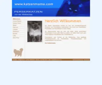 Katzenmama.com(Perserkatzen mit Stil) Screenshot