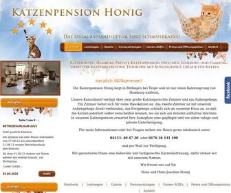 Katzenpension-Honig.de(Katzenpension Honig) Screenshot