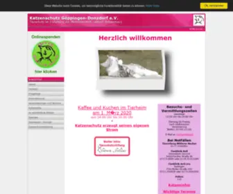 Katzenschutz-GP-Donzdorf.de(Katzenschutz Göppingen) Screenshot