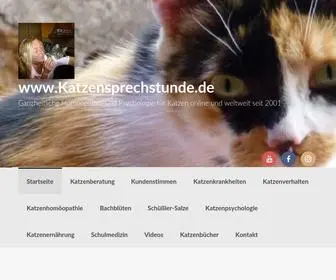 Katzensprechstunde.de(Katzenhomöopathie) Screenshot