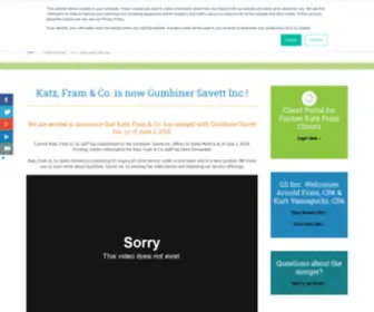 KatzFram.com(Katz, Fram & Co., A Professional Corporation) Screenshot