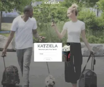 Katziela.com(Luxury Pet Carriers for Sale) Screenshot