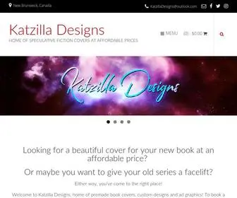 Katzilladesigns.com(Home of Speculative Fiction Covers at affordable prices) Screenshot