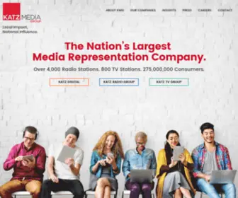 Katzinteractive.com(Katz Media Group) Screenshot