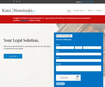 Katzlawfirm.com(Law Firm in Moline) Screenshot