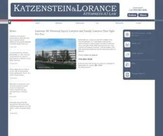 Katzlorance.com(Attorneys At Law in Gastonia) Screenshot