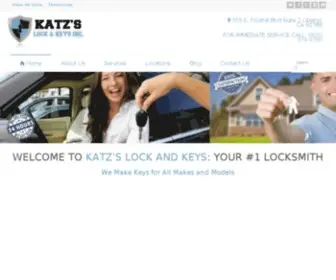 Katzslockandkeys.com(Katz Locksmith) Screenshot