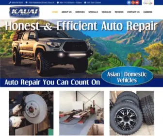 Kauaiautorepair.com(Kauai Auto Repair Lihue) Screenshot