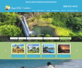 Kauaicondovacations.com(Kauai Condo Rentals) Screenshot